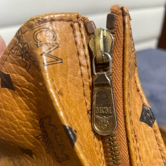 MCM Tan Leather Shoulder Bag - Picture 10 of 15
